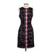 Tommy Hilfiger Cocktail Dress - Sheath: Black Jacquard Dresses - Women's Size 4