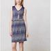 Anthropologie Dresses | Anthro Deletta Blue White Jersey Knit Dress, Large | Color: Blue/White | Size: L