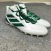 Adidas Shoes | Adidas Mens Football Cleats 15 White Green Shoe Lacrosse Freak Carbon Mid B4 | Color: Green/White | Size: 15