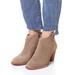 Madewell Shoes | Madewell Billie Boot In Suede | Size 7.5 | Color: Cream/Tan | Size: 7.5