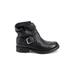 FRYE Boots: Strappy Chunky Heel Casual Black Print Shoes - Women's Size 6 - Round Toe