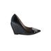 Jean-Michel Cazabat Wedges: Black Shoes - Women's Size 35