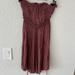 Free People Dresses | Free People Strapless Dress / Bathing Suit Coverup With Adjustable String Straps | Color: Purple | Size: M