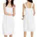 Madewell Dresses | Madewell White Eyelet Midi Dress 10 Tiered Summer Cotton Sundress | Color: White | Size: 10