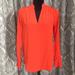 Rebecca Minkoff Tops | 100% Silk Rebecca Minkoff Orange Blouse | Color: Orange/Red/Tan | Size: Xs