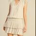 Anthropologie Dresses | Current Air Los Angeles Tiered Pleaded Mini Black Dress, Size M | Color: Black | Size: M