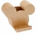 Disney Accents | New Disney Parks Wooden Mickey Icon Pen Cup And Cell Phone Holder | Color: Cream/Tan | Size: Os