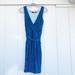Anthropologie Dresses | Anthropologie Eva Franco Blue Sleeveless Dress Women's Size 6 | Color: Blue | Size: 6