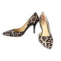 Michael Kors Shoes | Michael Kors Clara Mid Spotted Haircalf Pump - Like New Condition | Color: Black/Brown | Size: 8