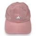 Adidas Accessories | Adidas Pink Metallic Adjustable Baseball Cap Hat Youth Size | Color: Pink/White | Size: Osg