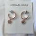 Michael Kors Jewelry | Michael Kors Rose Gold Tone Earrings | Color: Gold | Size: Os