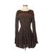 Ecote Casual Dress - Mini: Black Dresses - Women's Size 4