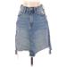 &Denim by H&M Denim Skirt: Blue Solid Bottoms - Women's Size 4
