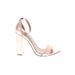 Steve Madden Heels: Pink Shoes - Women's Size 6 - Open Toe