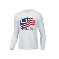 HUK Performance Fishing Huk Stripes Pursuit - Men's White XL H1200617-100-XL