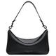 Umhängetasche LIEBESKIND BERLIN "Shoulder Bag S ALESSA 3 Pebble" Gr. B/H/T: 32 cm x 16 cm x 10 cm, schwarz (black) Damen Taschen Handtaschen