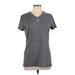 Adidas Active T-Shirt: Gray Activewear - Women's Size Large