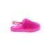 Ugg Sandals: Slip On Platform Casual Pink Solid Shoes - Women's Size 5 - Round Toe