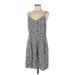 Gap Casual Dress: Gray Acid Wash Print Dresses - Women's Size Medium