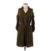 Speed Control Casual Dress - Shirtdress: Brown Dresses - Women's Size Large