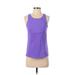 Lululemon Athletica Active T-Shirt: Purple Solid Activewear - Women's Size 4