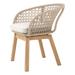 Eichholtz Trinity Outdoor Dining Chair Wood in Brown | 30.71 H x 25.2 W x 23.62 D in | Wayfair 117014