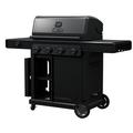 Charbroil Pro Series 4-burner Infrared Propane Gas Grill, Griddle, & Charcoal Combo w/ Side Burner Cast Iron/Steel in Black/Gray | Wayfair