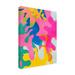 Trademark Fine Art Matisse Inspired Cut out - Wrapped Canvas Print Canvas, Cotton in Blue/Pink/Yellow | 19 H x 14 W x 2 D in | Wayfair