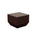 Vondom Ulm Plastic Outdoor Coffee Table Plastic in Brown | 15.75" W x 15.75" L x 11.75" H | Wayfair 54041F-BRONZE