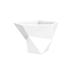 Vondom Faz Resin Pot Planter Resin/Plastic in White | 19.75 H x 19.75 W x 19.75 D in | Wayfair 54402A-Ice