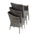 Red Barrel Studio® Neumark Patio Dining Armchair w/ Cushion in Gray | Wayfair 52FAAD1244A44D358A9D8FA978F338D8