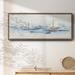 Longshore Tides Boats On The Water II Canvas, Solid Wood in Blue/Brown/White | 8 H x 20 W x 1.5 D in | Wayfair 61438E482D45431B9079045AED21542A