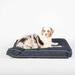 Tucker Murphy Pet™ Repelz-It Upholstery Chenille Rectangle Pet Bed Extra Large 42" x 53" x 4.5" Plastic in Blue | 4.5 H x 34 W x 26 D in | Wayfair