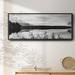 Loon Peak® Another Place - Floater Frame Print on Canvas Canvas, Solid Wood in Black/White | 8 H x 20 W x 1.5 D in | Wayfair