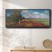 Vault W Artwork Poppy Field In Summer By Monet Framed On Canvas Painting Canvas, Solid Wood | 20 H x 50 W x 1.5 D in | Wayfair