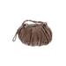 BCBGMAXAZRIA Leather Shoulder Bag: Brown Solid Bags