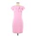 Boutique Moschino Casual Dress - Sheath: Pink Solid Dresses - Women's Size 8