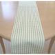 "Table Runner Duck Egg Stripes Dining Tableware 3ft 4ft 5ft 6ft 7ft 8ft 9ft 36\" 48\" 60\" 72\" 84\" 96\" 108\" Striped Cotton Washable Overlay"