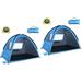 2 Pack Camping Fold Tents Light Weight Sun Shade Shelter Beach Travel for Family