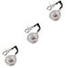 Set of 3 Lanyard Compass Mini Pocket Portable Outdoor Retro Type