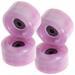 Roller Skates Hockey Wheels Longboard Solid Base Replacements Double Row Purple