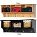 Sonoma Entryway Cubbie Storage Shelf Black