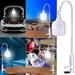 Ckraxd Marketplace Stall USB Rechargeable Bulb Portable Outdoor Lighting with Stand - 5-speed Mode Multi-functional Rechargeable Lighting Suitable for Garages/night