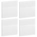 4 Books Sticky Notes Office Accesories Adhesive Pads to Do List Transparent White The Pet