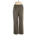 Evan Picone Dress Pants - High Rise: Gray Bottoms - Women's Size 12