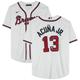 Ronald Acuña Jr. Atlanta Braves Autographed White Nike Replica Jersey with "2023 NL MVP" Inscription