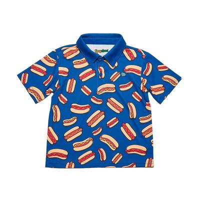 Toddler Boy's Hot Dog Golf Polo