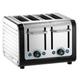 Dualit Architect 4 Slot Black Body With White Panel Toaster