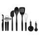 KitchenAid 15-Piece Kitchen Utensil Set Black