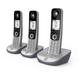 BT Advanced 1Z Cordless Phone Triple Handsets - Black & Silver